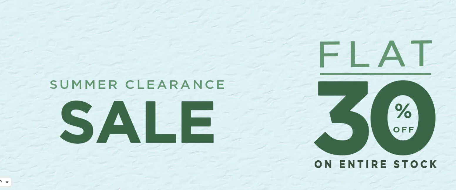 Summer Clearance Sale
