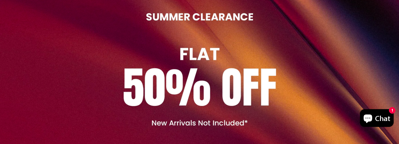 summer clearance sale 