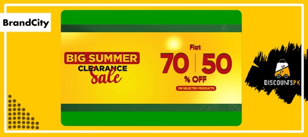 Big Summer clearance sale.